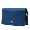 Prada Bicolor Saffiano Push Lock Clutch Secondhand