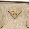 Prada Vitello Daino Front Pocket Open Convertible Tote Secondhand