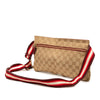 Gucci GG Canvas Web Double Pocket Belt Bag Secondhand