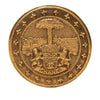 Chanel CC Gold Plated Lion Crest Medallion Brooch Secondhand
