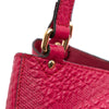 Burberry Small Embossed Grain Check Leather Canterbury Tote Secondhand