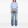 Gucci GG Canvas Web Double Pocket Belt Bag Secondhand