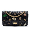 Chanel Quilted Aged Calfskin Reissue 2.55 Lucky Charms Double Flap 225 Secondhand
