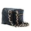 Chanel CC Quilted Lambskin Cube Wristlet Vanity Case Secondhand