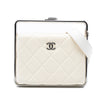 Chanel Quilted Lambskin Metal Bar Convertible Clutch Secondhand