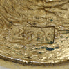 Chanel Gold Plated Rue Cambon Medallion Clip On Earrings Secondhand