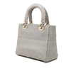 Dior Medium Embroidered Canvas Cannage Lady D Lite Secondhand