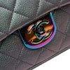 Chanel Small Iridescent Goatskin Double Carry Waist Chain Flap Secondhand