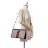 Gucci Medium GG Supreme Ophidia Web Chain Shoulder Bag Secondhand