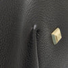 Ferragamo Grained Calfskin Studded Gancini Tote Secondhand