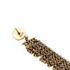 Dior Gold Plated Strass JAdior Drop Push Back Earrings Secondhand