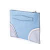 Prada Tricolor Saffiano Clutch Secondhand