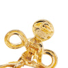 Secondhand Chanel Gold Plated CC Drop Clip On Earrings