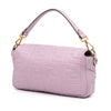 Fendi Zucca Embossed Leather Baguette Satchel Secondhand