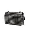Chanel Medium Classic Tweed and Ribbon Logo Double Flap Secondhand