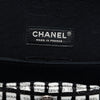 Chanel Medium Classic Tweed and Ribbon Logo Double Flap Secondhand