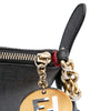 Fendi Zucchino Coated Canvas Charm Zip Crossbody Secondhand