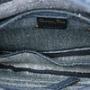 Dior Oblique Embroidered Denim Saddle Bag Secondhand