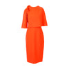 Secondhand Oscar de la Renta Cape Dress - '10s