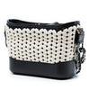 Chanel Small Knit and Calfskin Gabrielle Hobo Secondhand