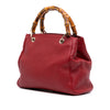 Gucci Small Calfskin Bamboo Shopper Satchel Secondhand