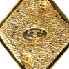 Secondhand Chanel Gold Plated CC Diamond Brooch