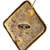 Secondhand Chanel CC Gold Plated Diamond Brooch