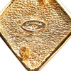 Secondhand Chanel CC Gold Plated Diamond Brooch