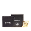 Secondhand Chanel CC Gold Plated Diamond Brooch