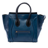 Celine Mini Bicolor Leather Luggage Tote Secondhand