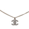 Chanel CC Brass and Strass Pendant Necklace Secondhand