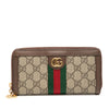 Gucci GG Supreme Ophidia Zip Around Wallet Secondhand