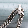 Alexander McQueen Croc Embossed Calfskin Skull Knuckle Duster Crossbody Secondhand