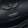 Secondhand Chanel Medium Classic Shiny Crumpled Calfskin So Black Double Flap