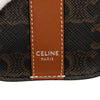 Celine Triomphe Coated Canvas Phone Pouch Flap Crossbody Secondhand