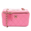 Chanel Small Quilted Lambskin Trendy CC Vanity Case with Chain Secondhand