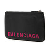 Balenciaga Leather Ville Logo Clutch M Secondhand