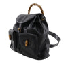 Gucci Large Calfskin Bamboo Drawstring Backpack Secondhand