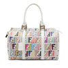 Fendi Multicolor Zucca Spalmati Forever Boston Bag Secondhand