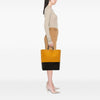 Celine Small Bicolor Suede and Calfskin Vertical Cabas Tote Secondhand
