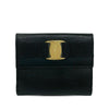 Ferragamo Embossed Leather Vara Wallet Secondhand
