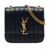 Saint Laurent Medium Lambskin Monogram Vicky Chain Bag Secondhand