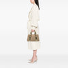 Gucci GG Canvas Metal Bamboo Handbag Secondhand