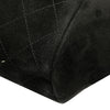 Chanel CC Quilted Suede Kiss Lock Clutch Secondhand