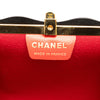 Chanel CC Quilted Suede Kiss Lock Clutch Secondhand