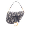 Dior Mini Oblique Canvas Saddle Bag Secondhand