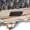 Dior Mini Oblique Canvas Saddle Bag Secondhand
