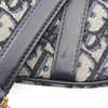 Dior Mini Oblique Canvas Saddle Bag Secondhand