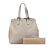 Bottega Veneta Leather Intrecciato Side Zip Tote Secondhand