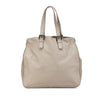 Bottega Veneta Leather Intrecciato Side Zip Tote Secondhand